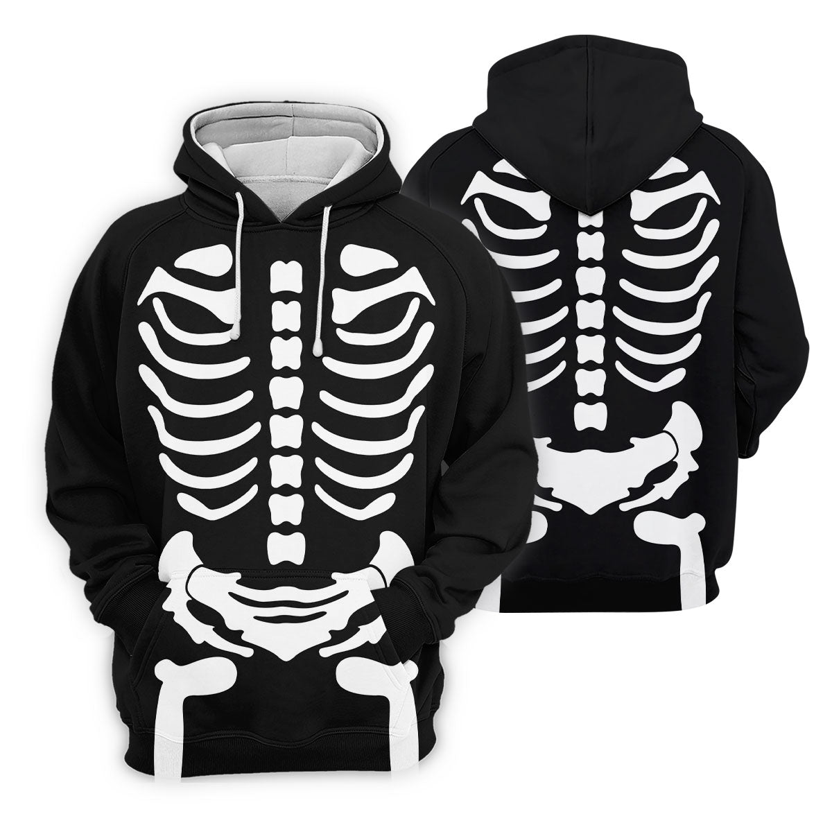 Halloween Skeleton Costume Golf Shirt, Men's Golf Shirt, Hawaiian Golf Shirt For Men