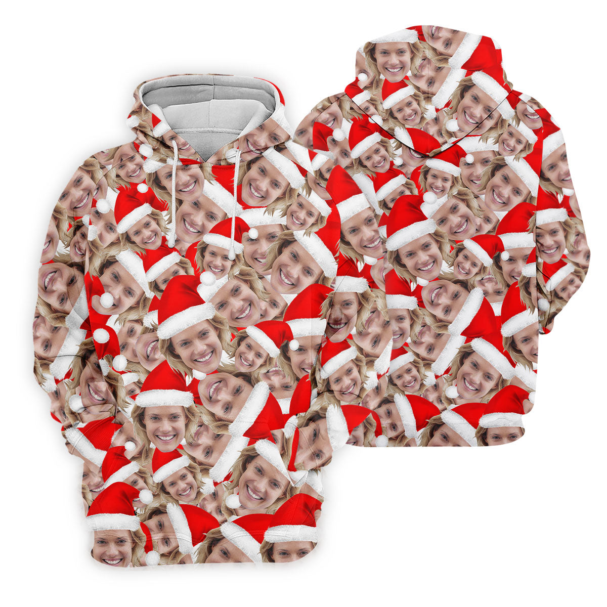 Funny Custom Face Christmas Golf Shirt, Women's Golf Shirts, Ladies Golf Polos, Christmas Golf Shirt