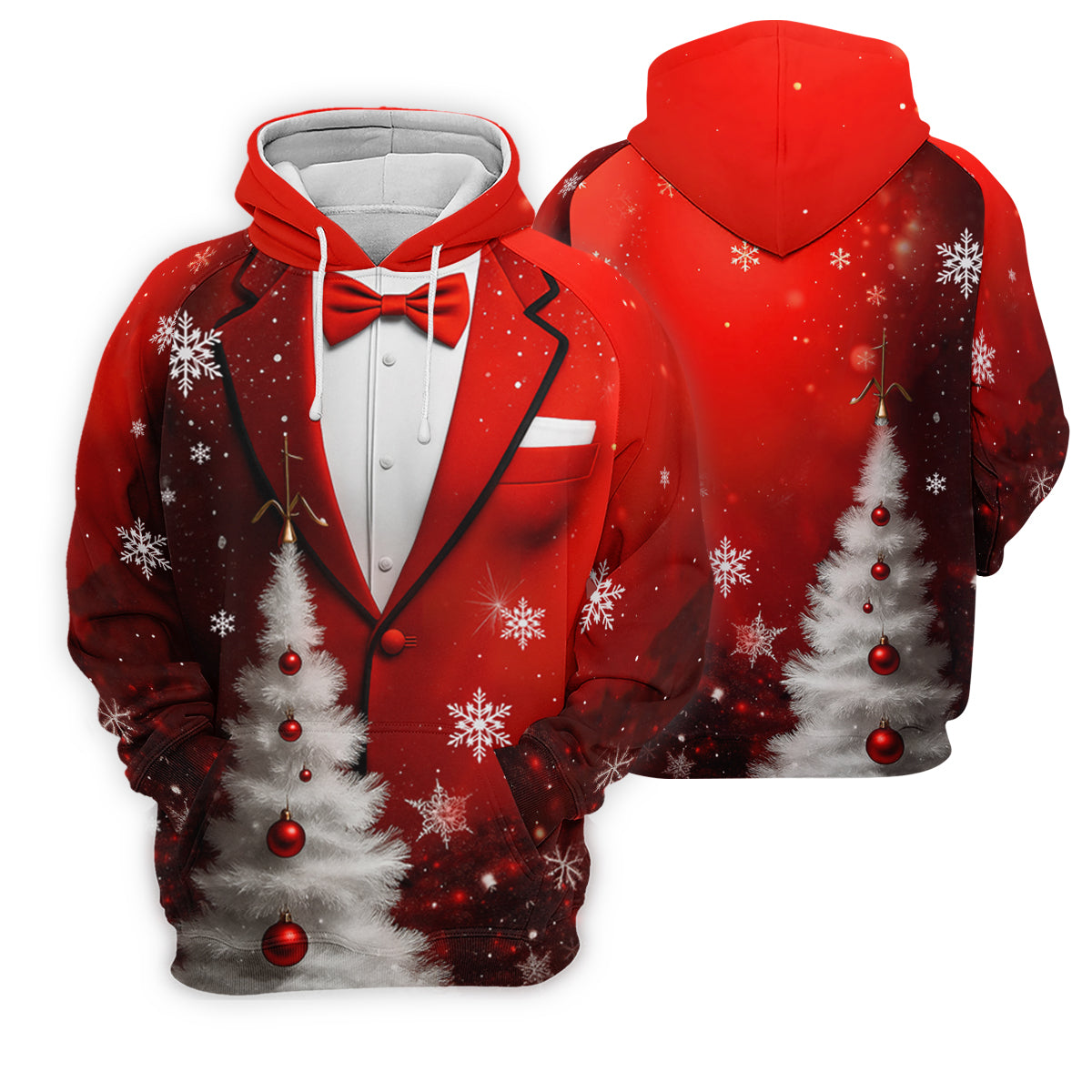 Snow Pine Tree Black And Red Christmas Women Golf Top, Christmas Golf Shirt, Ladies Golf Tops