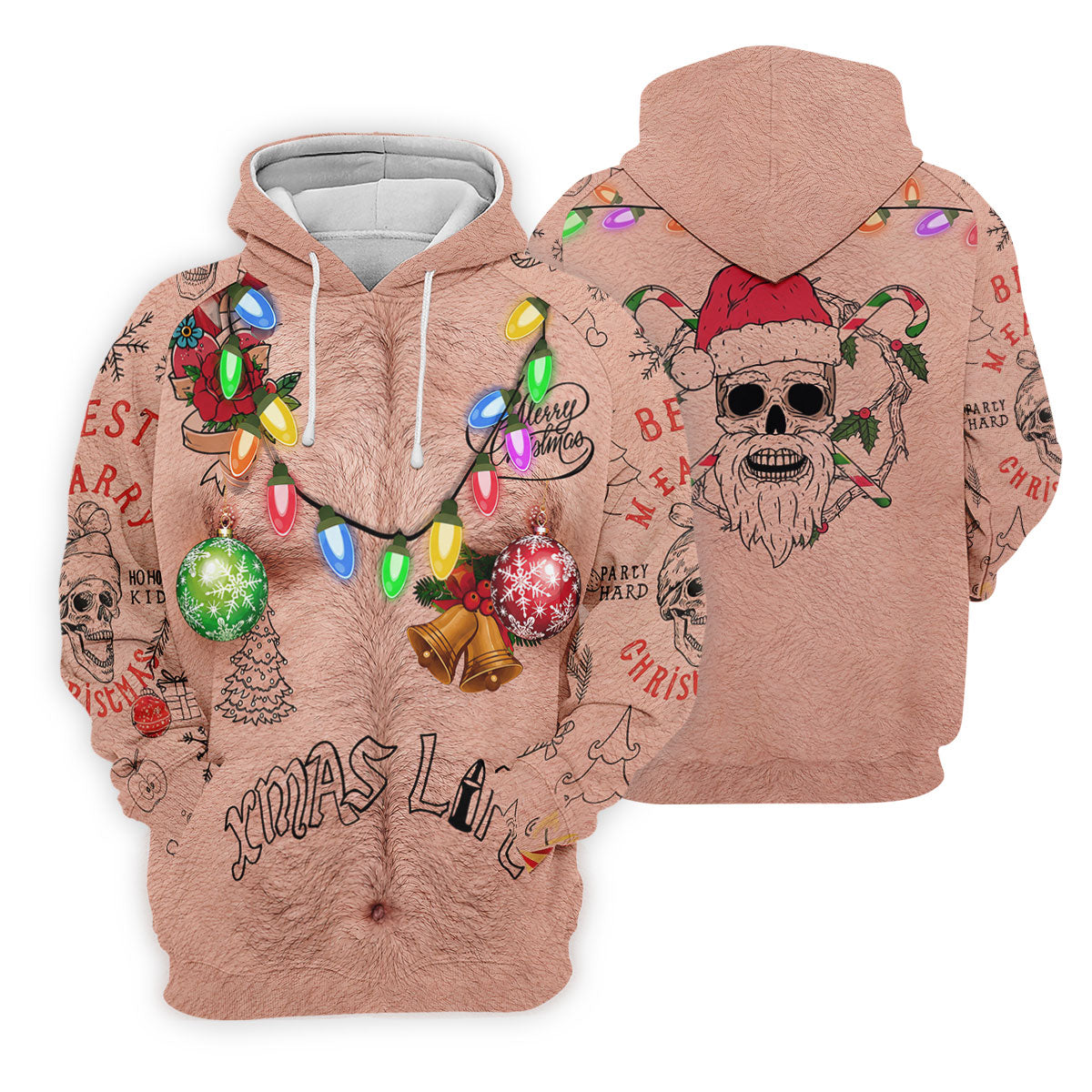 Funny Xmas Life Christmas Lights Body Golf Shirt, Christmas Shirts For Women, Christmas Golf Shirt
