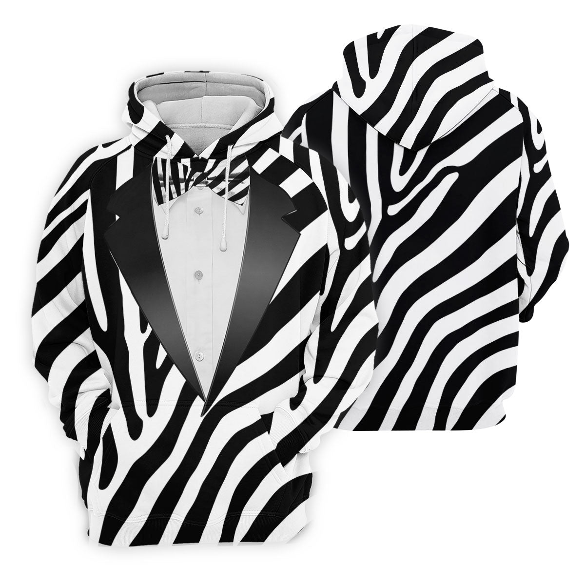 Zebra Pattern Funny Costume Hawaiian Golf Shirt, Ladies Golf Tops, Golf Shirt For Women