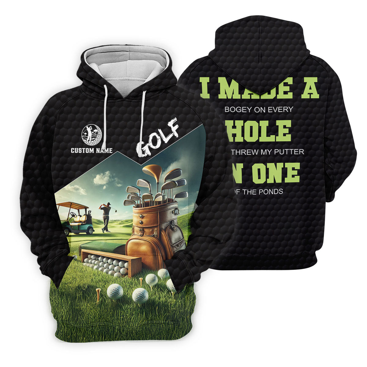 Custom Name Golf Course Club Bag Polo Shirt, Women’s Golf Polo, Golf Shirts For Women