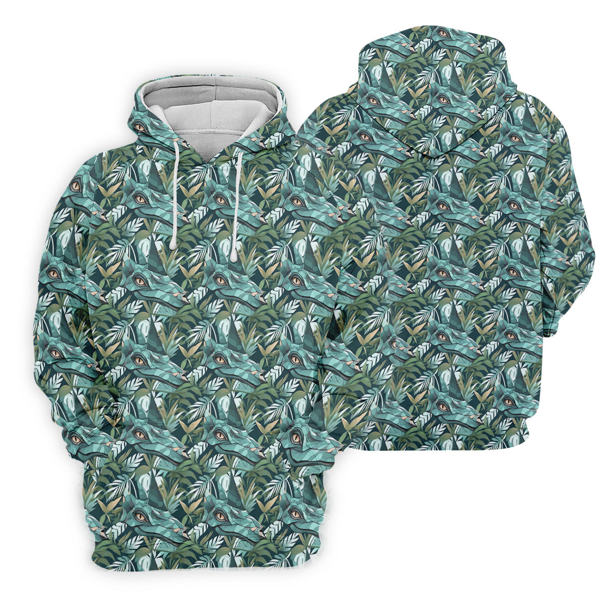 Dinosaur Head Tropical Vibe Golf Tops For Men, Polo ShirtFor Men, Golf Shirts For Men