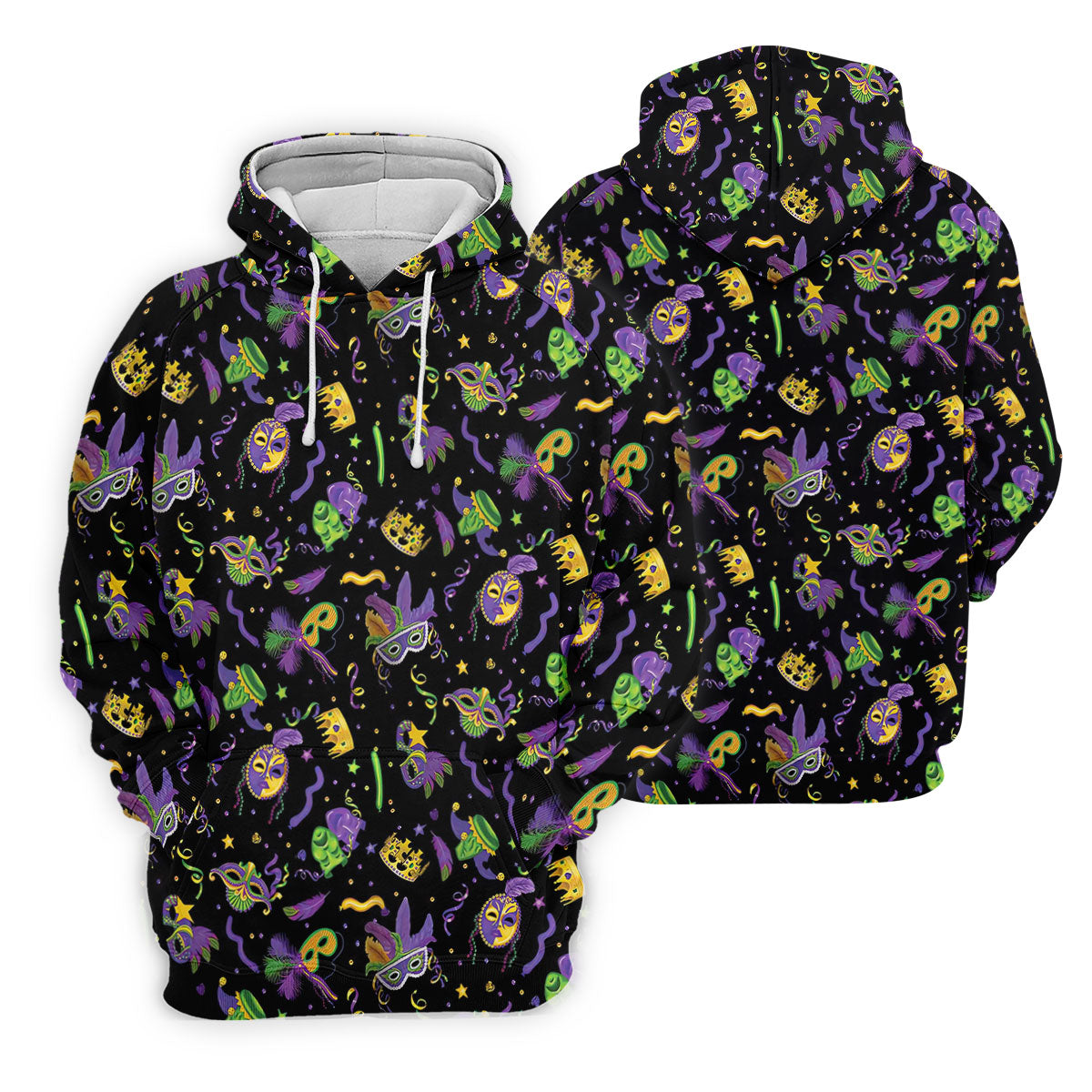 Mardi Gras Golf Golf Polo Shirt Mardi Gras Black Golf Shirt, Golf Tops For Men