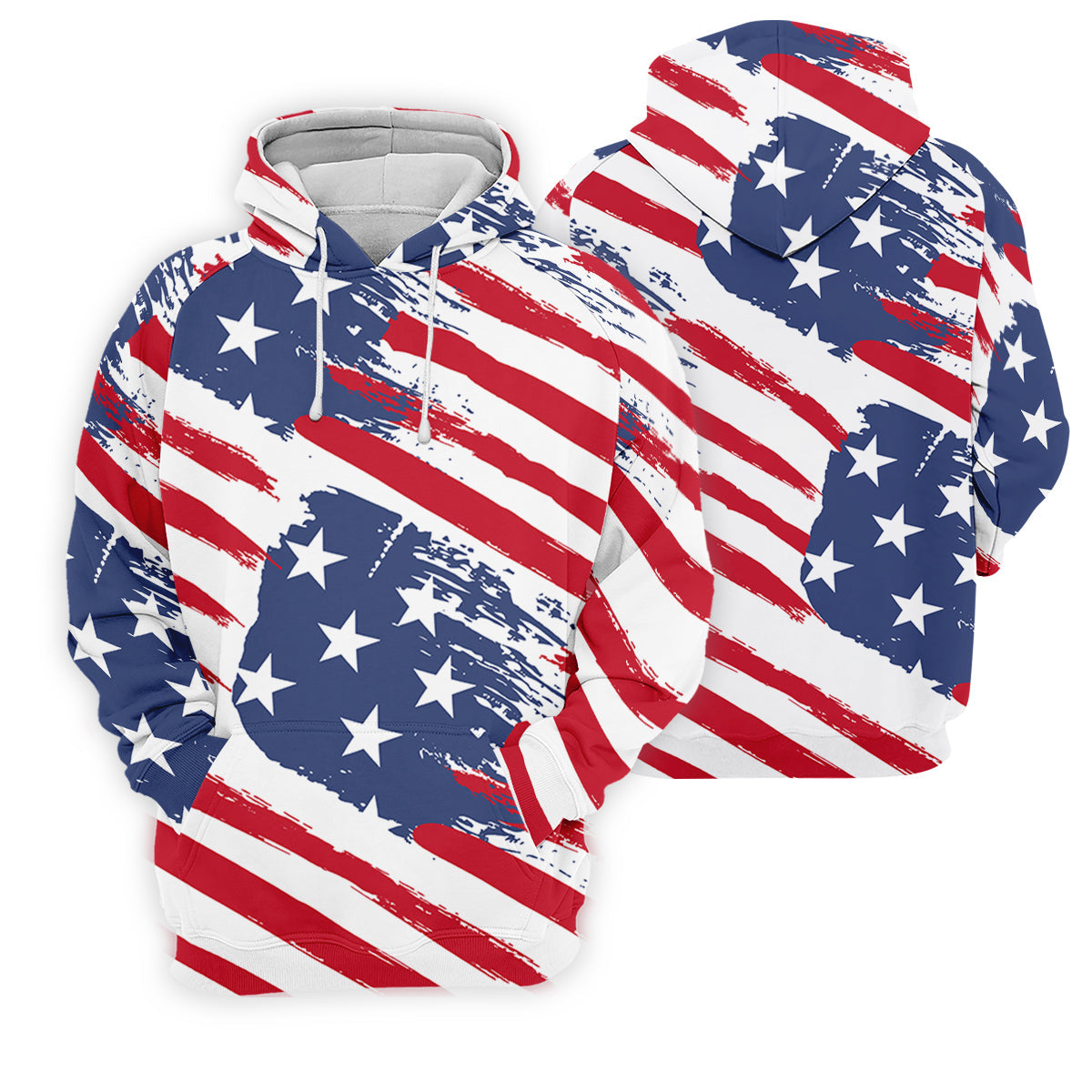 Distressed America Flag Pattern Golf Tops For Men, 250th Anniversary Golf Shirts For Men, Polo ShirtFor Men