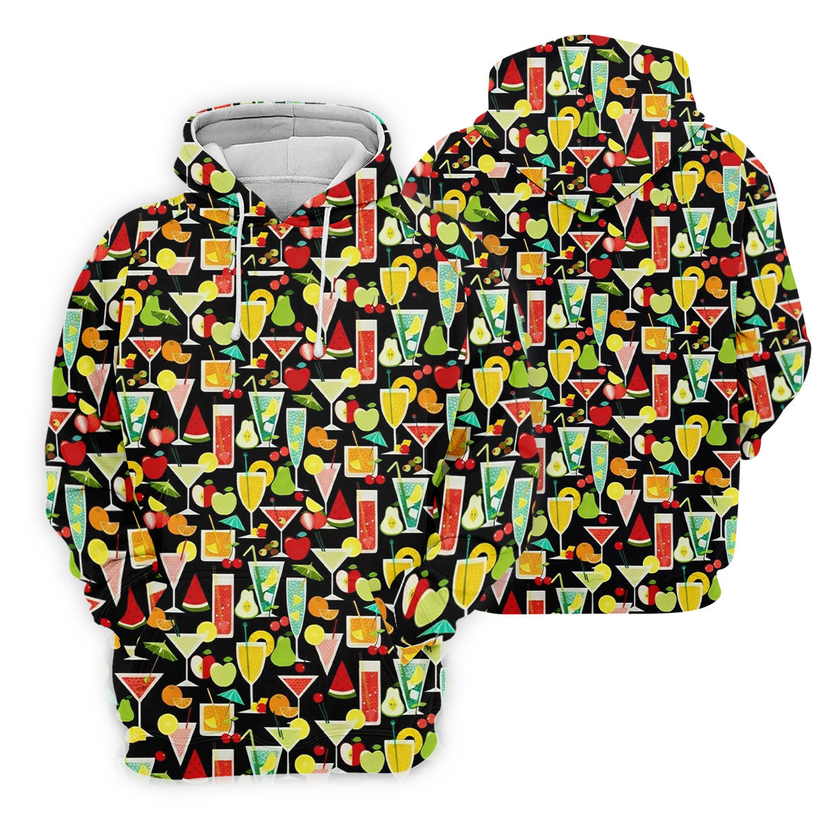 Refreshing Summer Cocktails Funny Golf Shirt, Summer Drinks Golf Tops For Men, Golf Shirts For Men