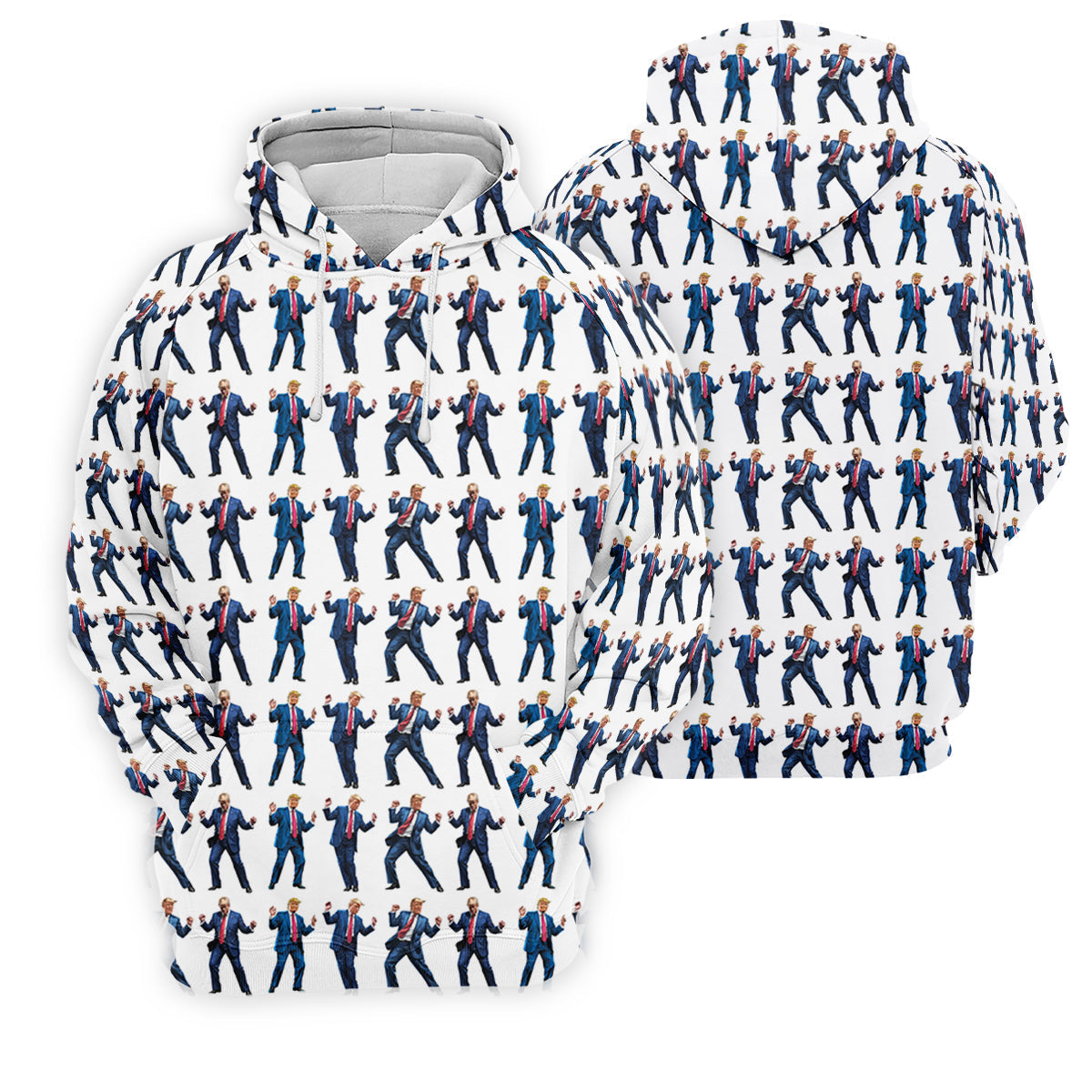 Christmas Trump Dancing Golf Tops For Men, Christmas Golf Polos Shirt, Men Golf Apparel