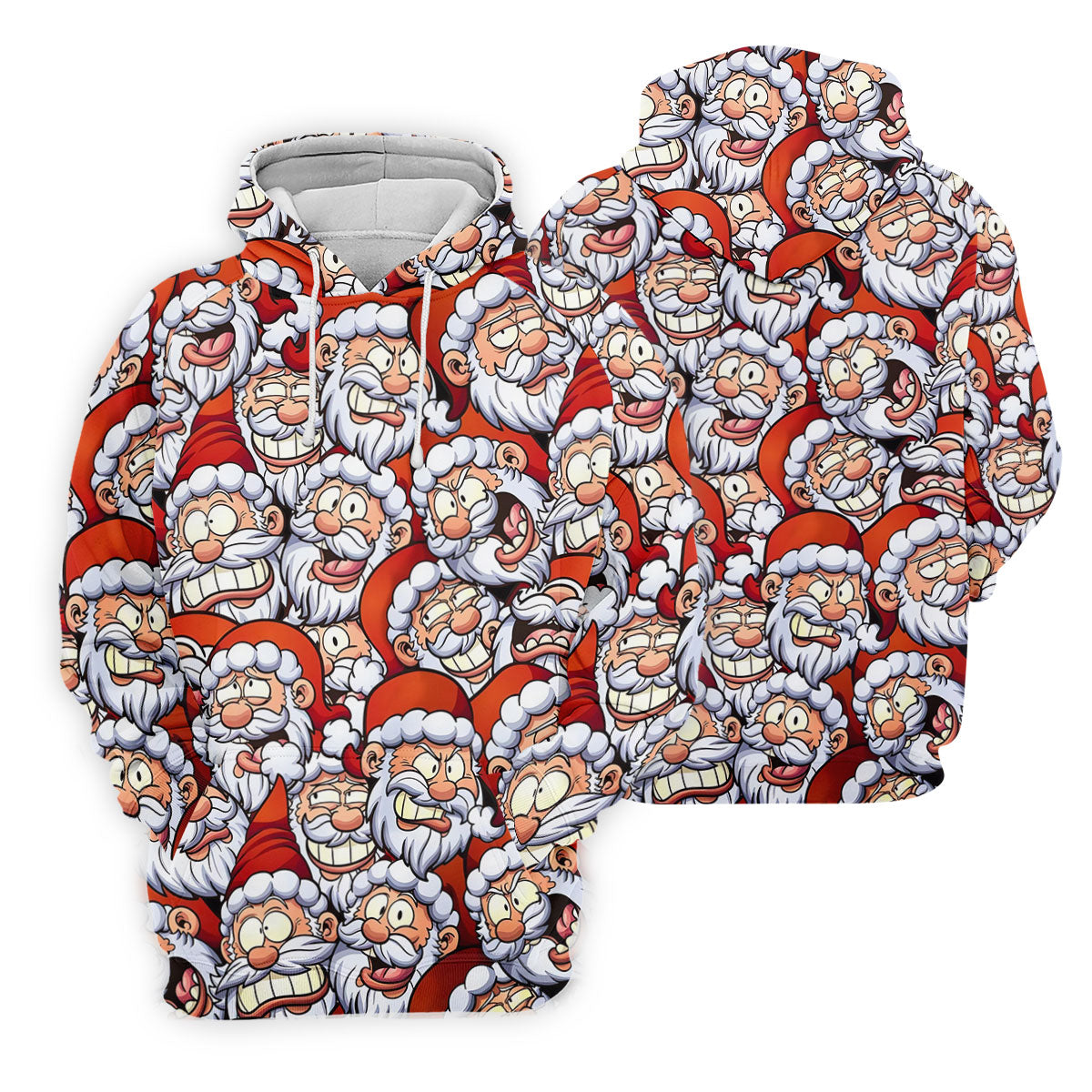 Santa Claus Face Fun Women's Golf Shirts, Cute Golf Outfit, Ladies Golf Shirts, Golfing Apparel