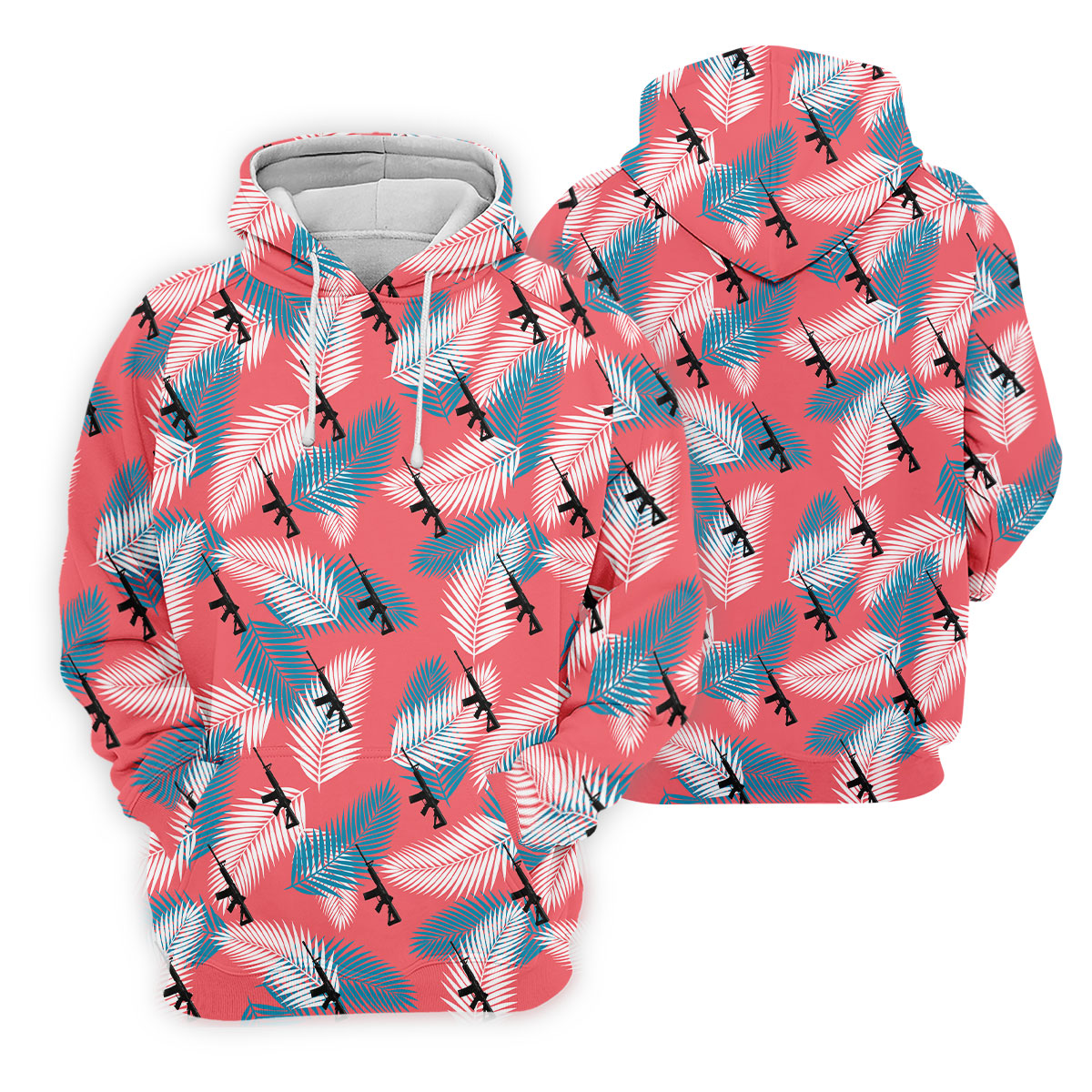 Freedom Lifestyle Green And Pink Hawaiian Golf Shirt, Golf Tops For Men, Golf Shirts For Men