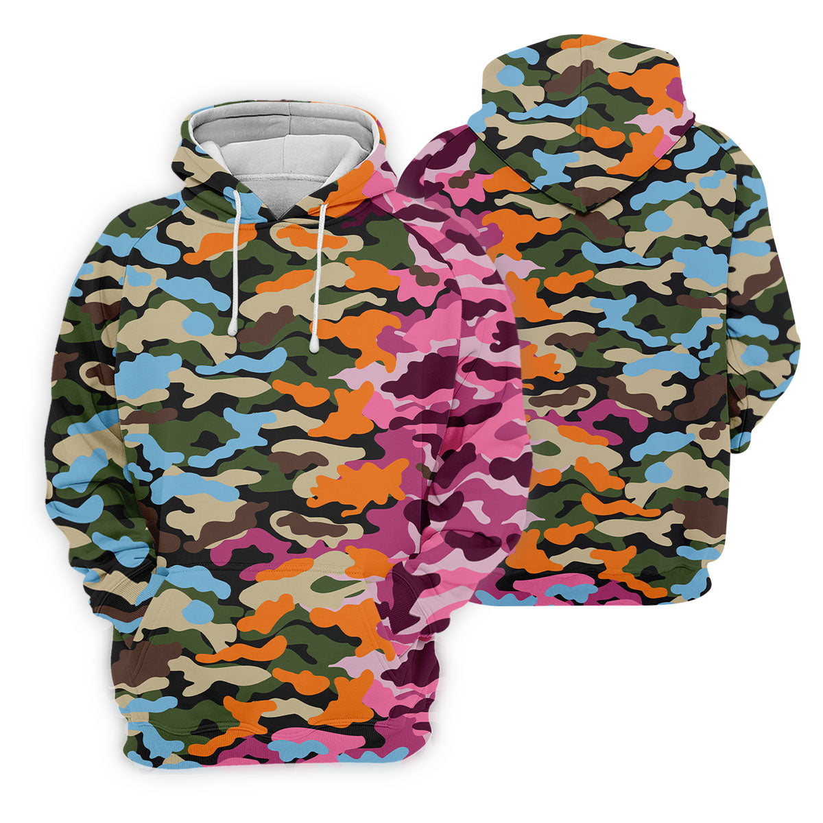 Rainbow Camouflage Golf Tops For Men, Cool Golf Outfit, Polo Shirtor Men, Golf Shirts For Men