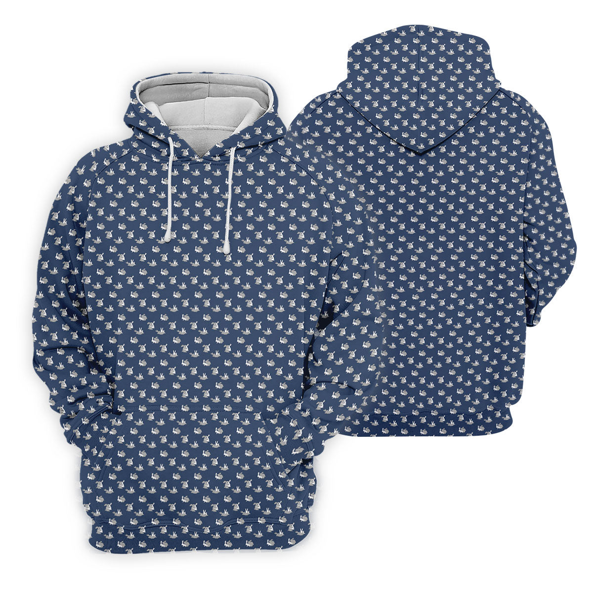 Rabbit Couple Naughty Position Men's Funny Golf Shirts, Valentines Golf Gift, Golf Shirts For Men