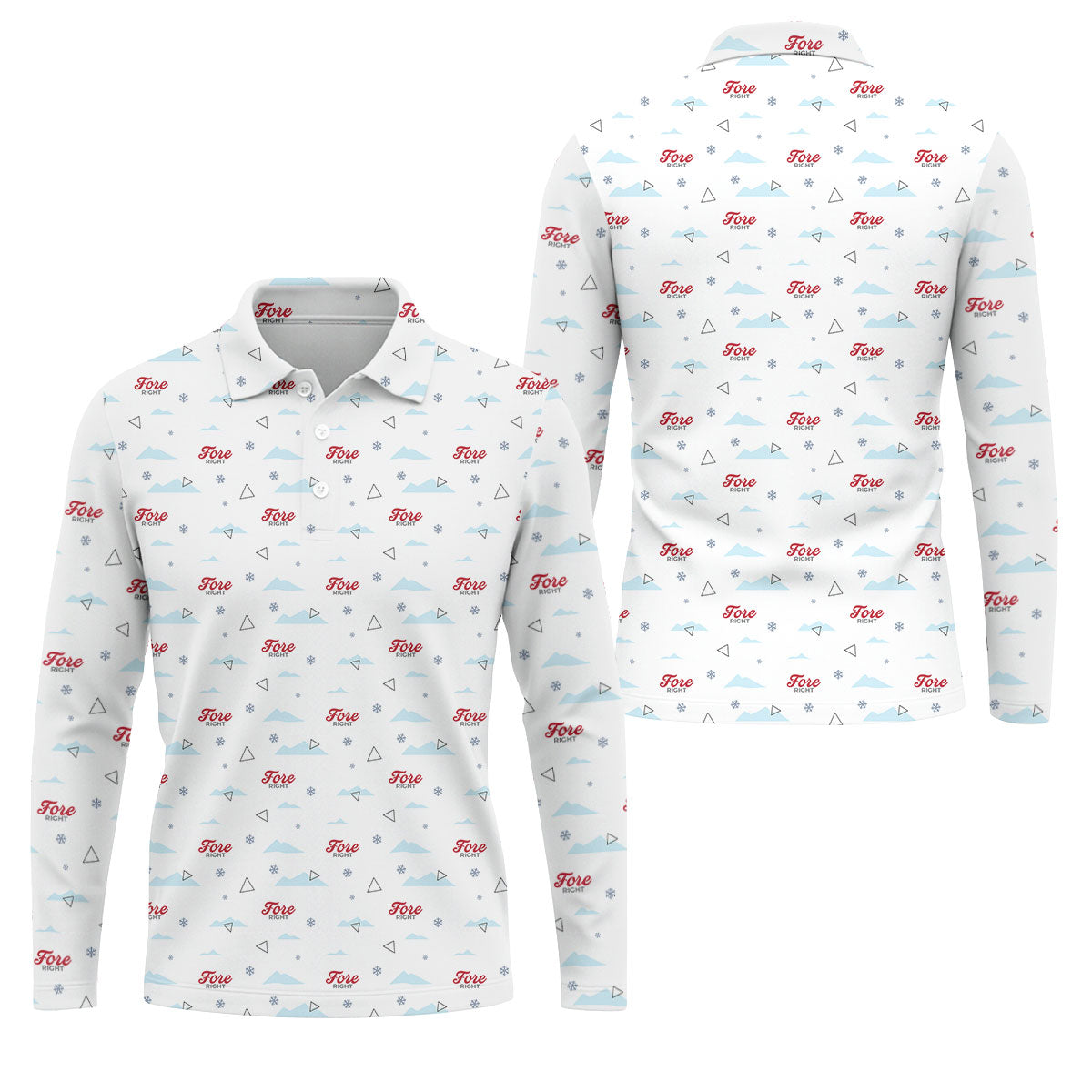 Fore Right Men's Funny Golf Shirts, Golf And Beer Polo ShirtFor Men, Golf Shirts For Men