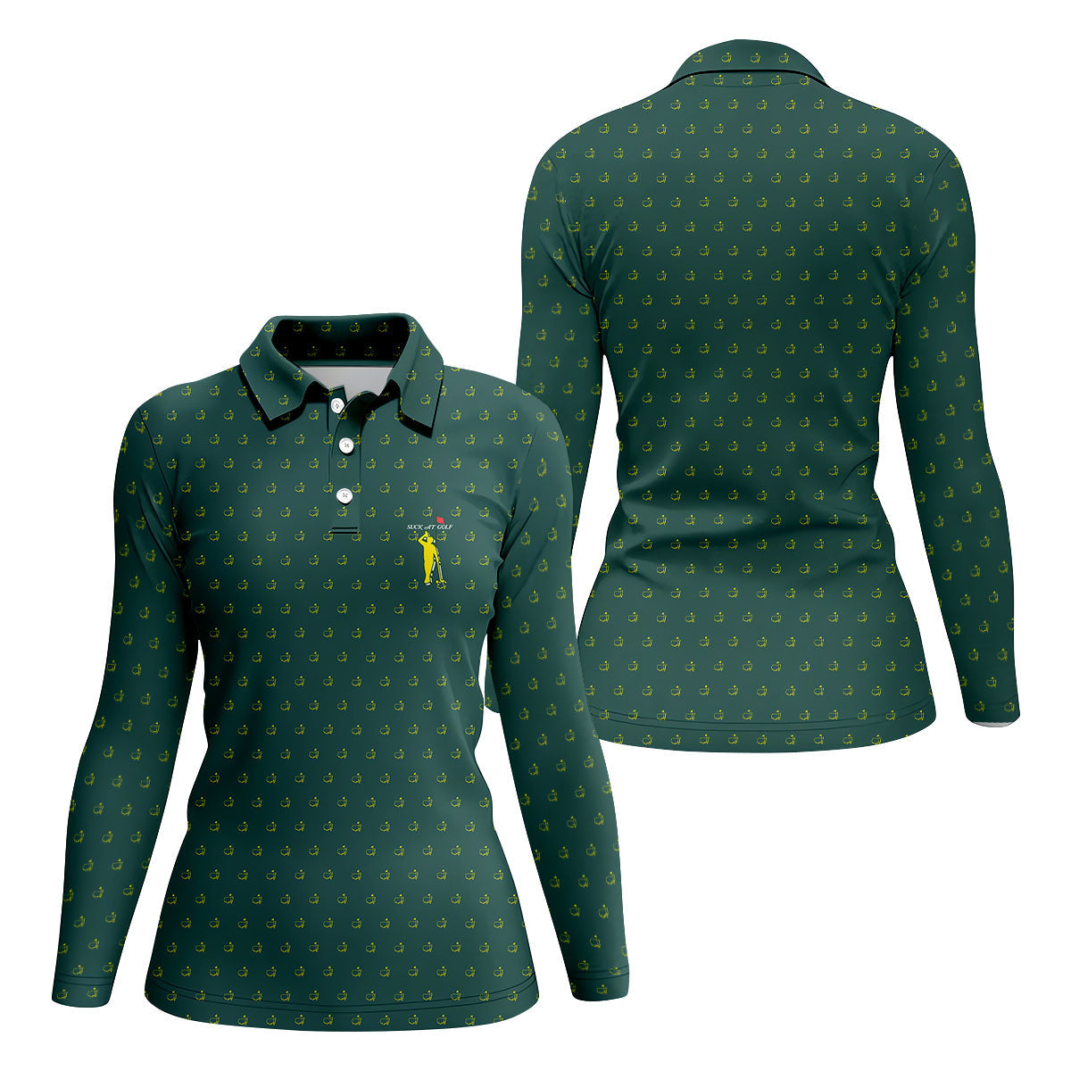 Suck At Golf Augusta Golf Tournament Women's Golf Shirts, Ladies Golf Polos, Golf Shirt For Women