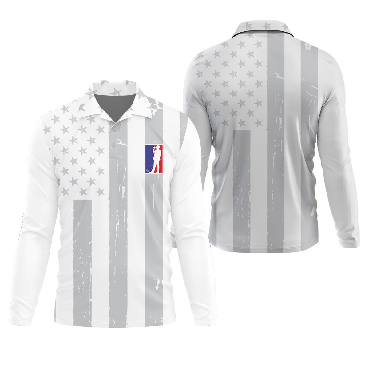 The Game Of Golf American Flag Patriot Golf Tops For Men, Polo ShirtFor Men, Golf Shirts For Men
