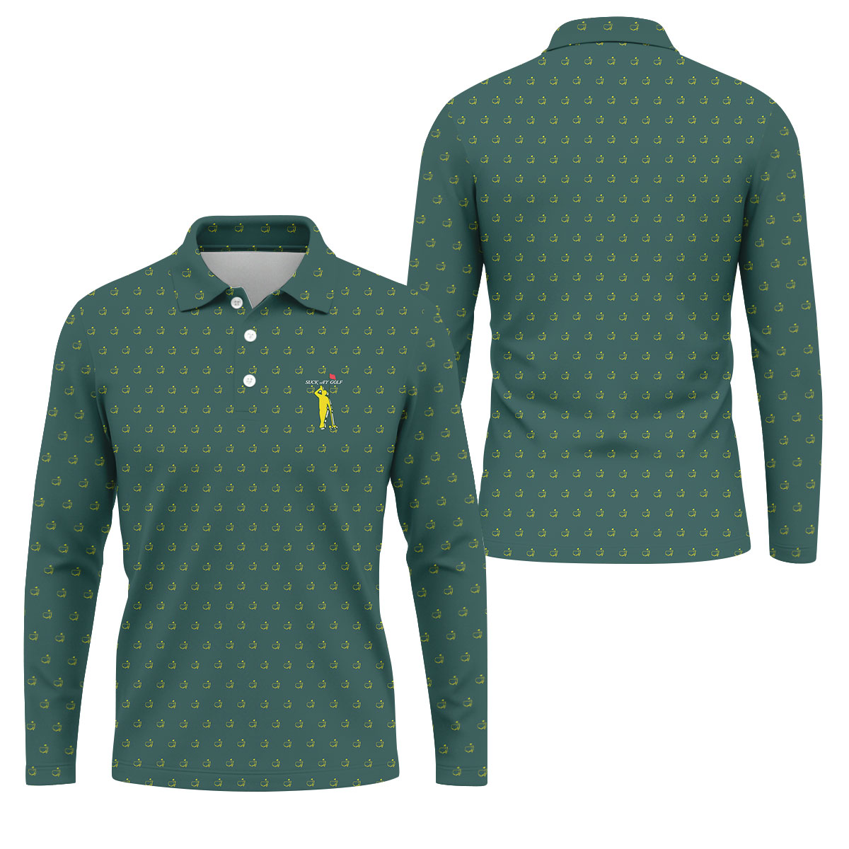 Suck At Golf Augusta Golf Tournament Golf Tops For Men, Men's Golf Shirt, Golf Gift For Men