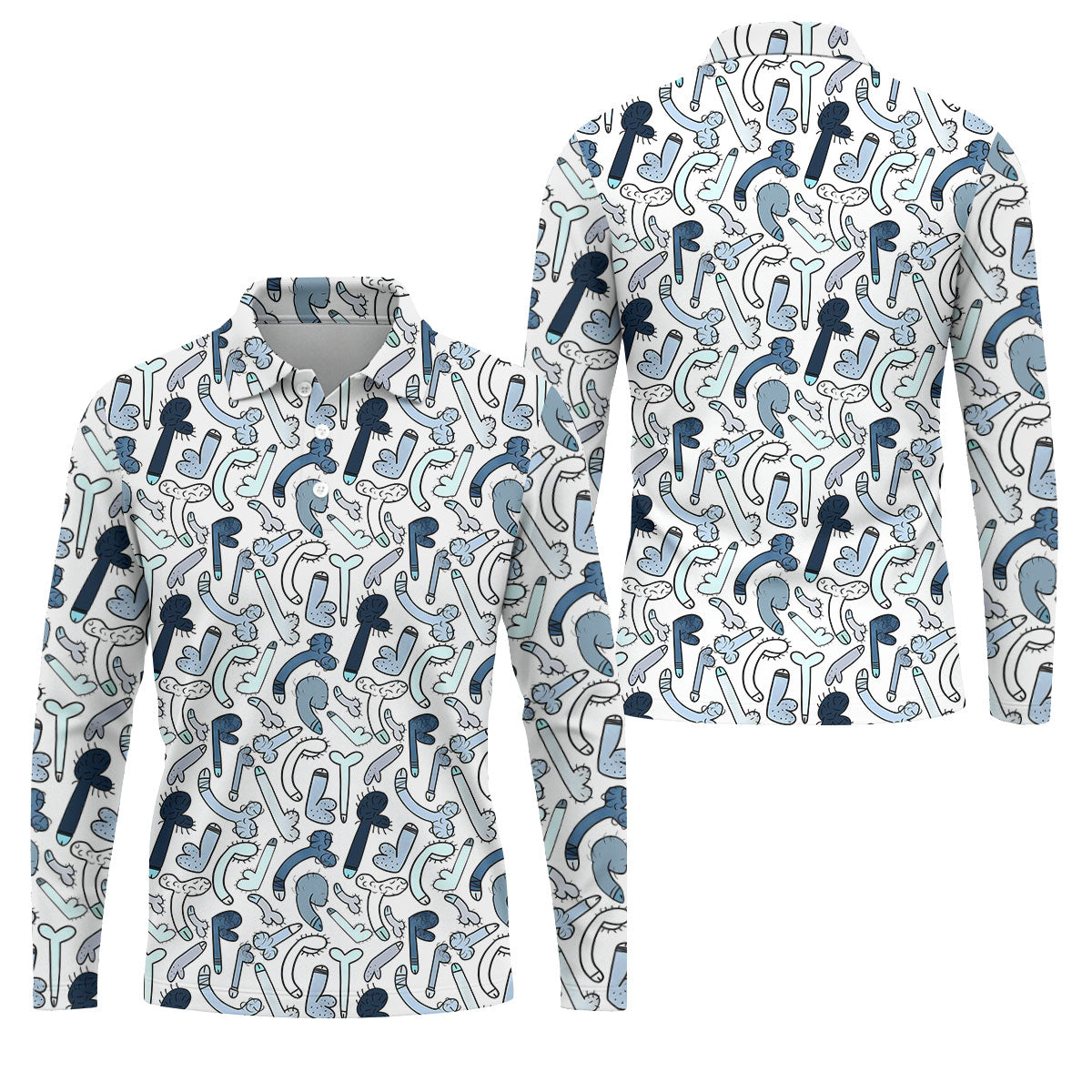 Adult Humor Hawaiian Golf Shirt, Dirty Funny Polo Shirtor Men, Golf Shirts For Men