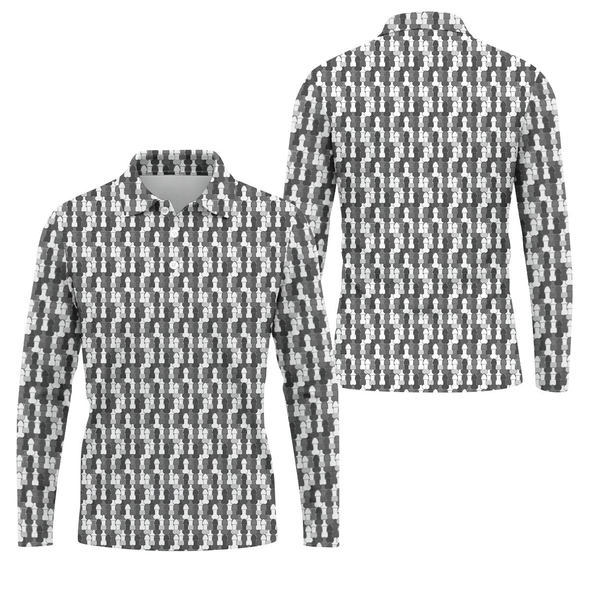 Funny Dirty Grey And White Golf Tops For Men, Fun Golf Shirts For Men, 250th Anniversary Golf Shirts For Men