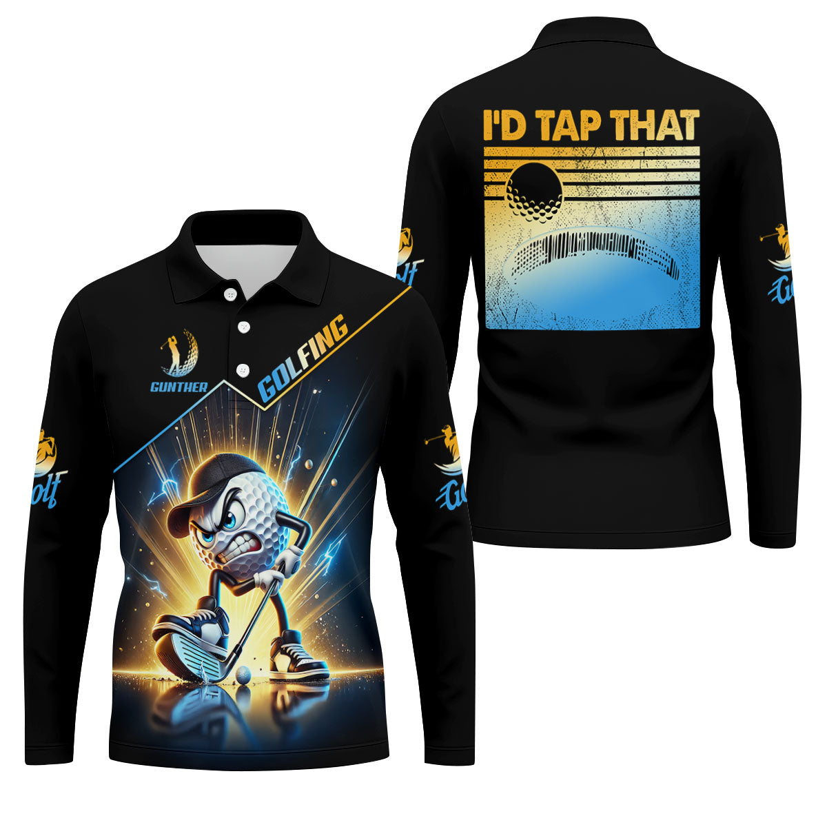 I'd Tap That Fun Golf Shirt, Golf Tops For Men, Golf Shirts For Men, Golf Gift For Men
