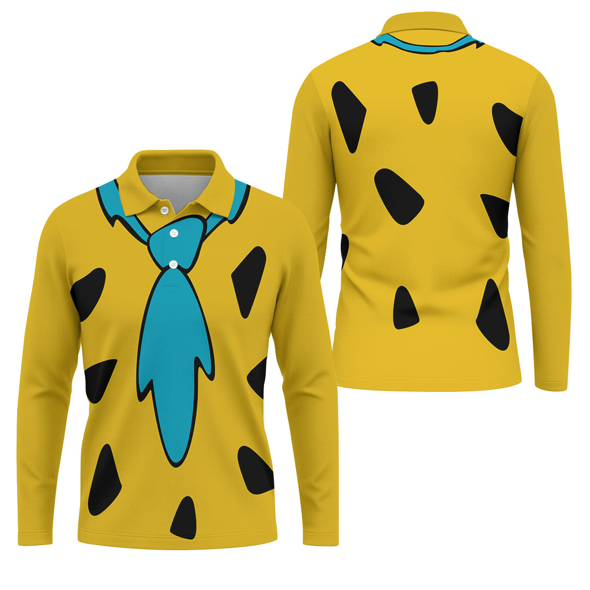Yellow Stone Age Costume Hawaiian Golf Shirt, Mens Golf Polo, Golf Shirts For Men