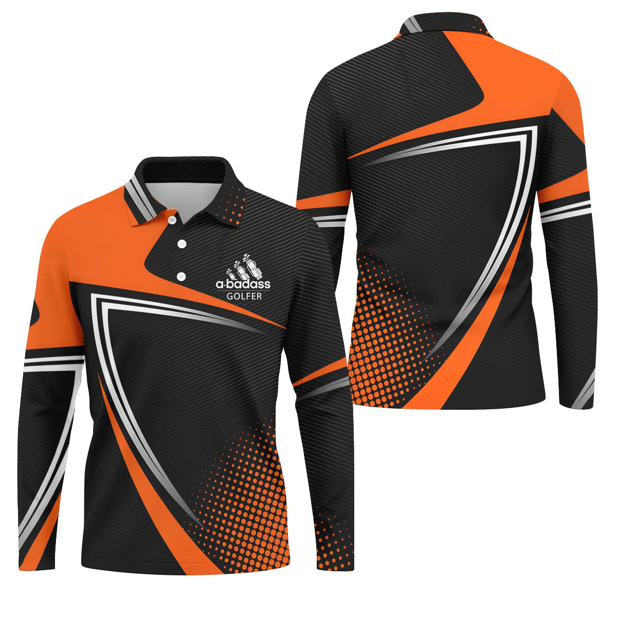 A Badass Golfer LGBT Support Golf Tops For Men, Gay Pride Month Celebrate Golf Shirts For Men
