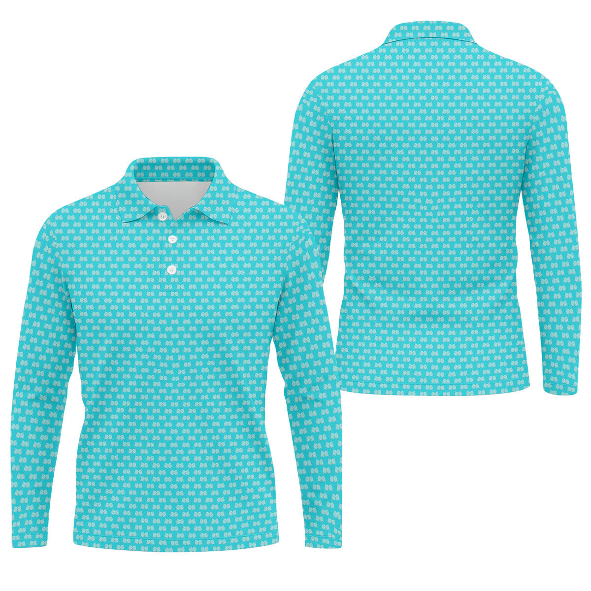 Funny Golf Balls Adult Humor Turquoise Blue Golf Tops For Men, Polo Shirtor Men