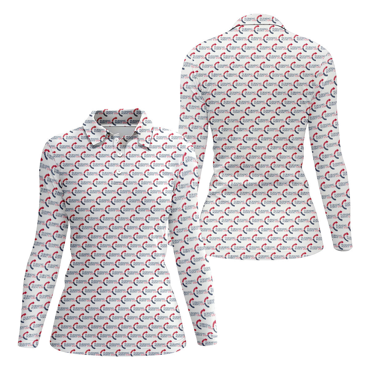 Turning Point Ladies Patriotic Golf Shirts, Sleeveless Women's Golf Shirts, Ladies Golf Shirts