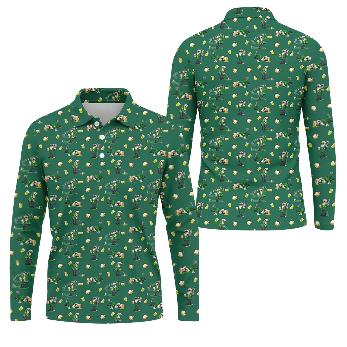 Funny Beer Pimento Cheese Golf Tournament Green Golf Shirt, Golf Shirts For Men, Polo ShirtFor Men