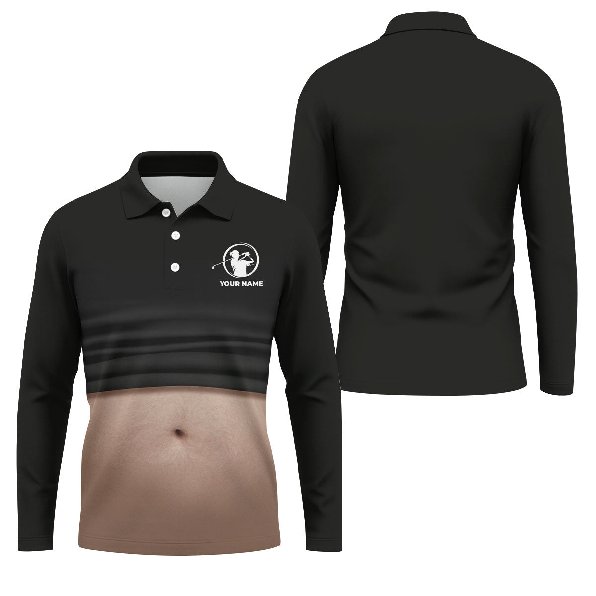 Men's Funny Golf Polo Shirt Custom Golf Shirt, Cool Golf Gift, Fun Golf Shirts For Men