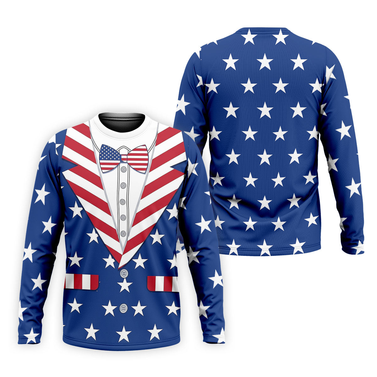 US Flag Costume Patriotic 4th Of July Golf Shirt, 250th Anniversary Polo Shirt Men