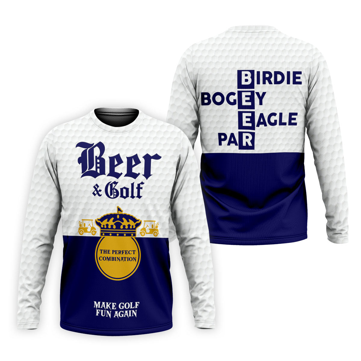 Beer And Golf The Perfect Combination Golf Tops For Men, Golf Shirts For Men, Polo Shirtor Men