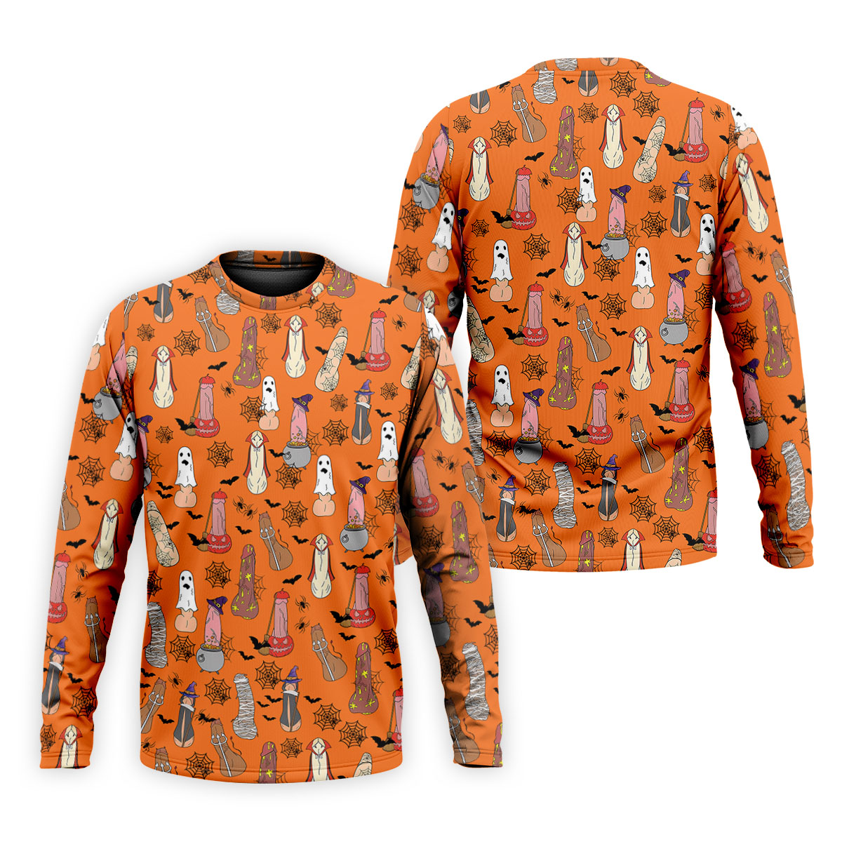 Funny Dirty Orange Halloween Golf Shirt, Fun Golf Shirts For Men, Halloween Gift Idea, Polo For Men