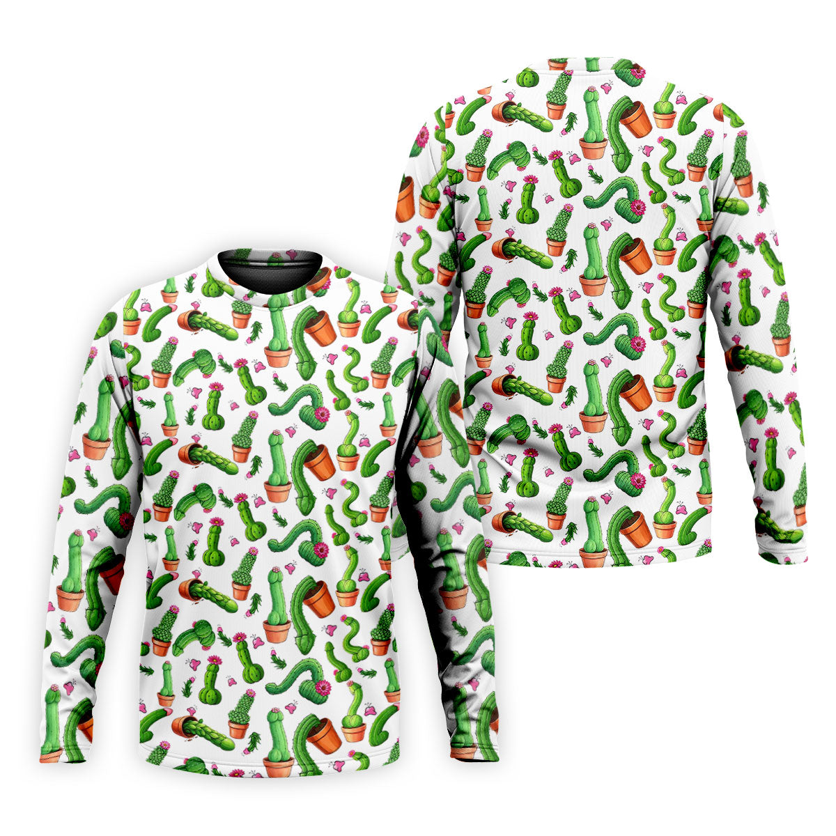 Funny Cactus Adult Humor Mens Golf Shirts, Polo ShirtFor Men, Valentines Golf Gift, Golf Gift For Men
