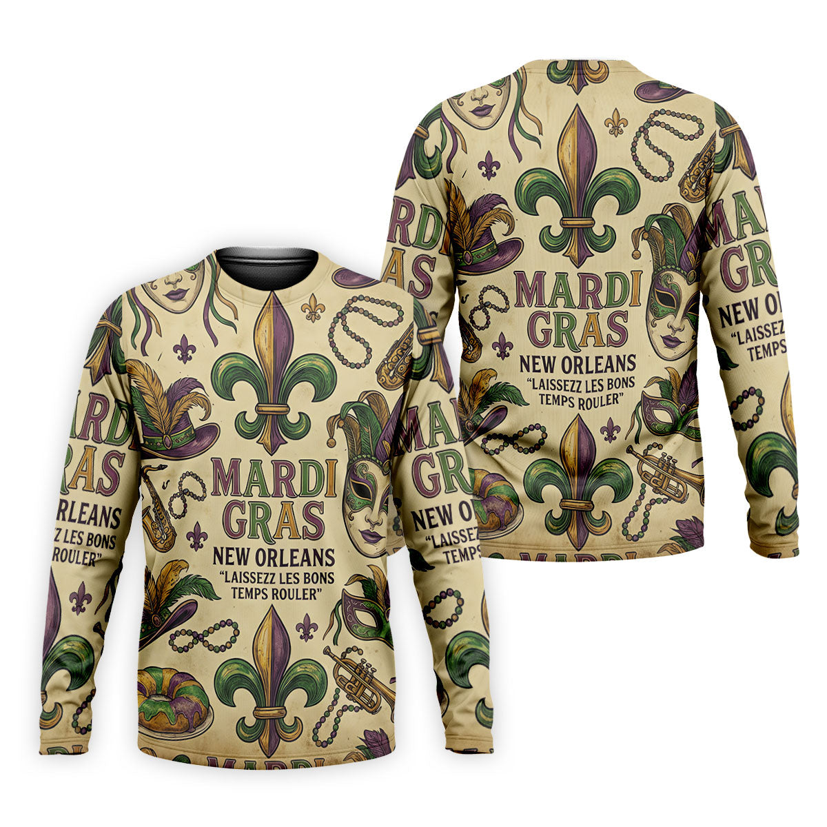 Mardi Gras New Orleans Fleur De Lis Carnival Hat Men's Golf Polo Shirtlf Shirts For Men