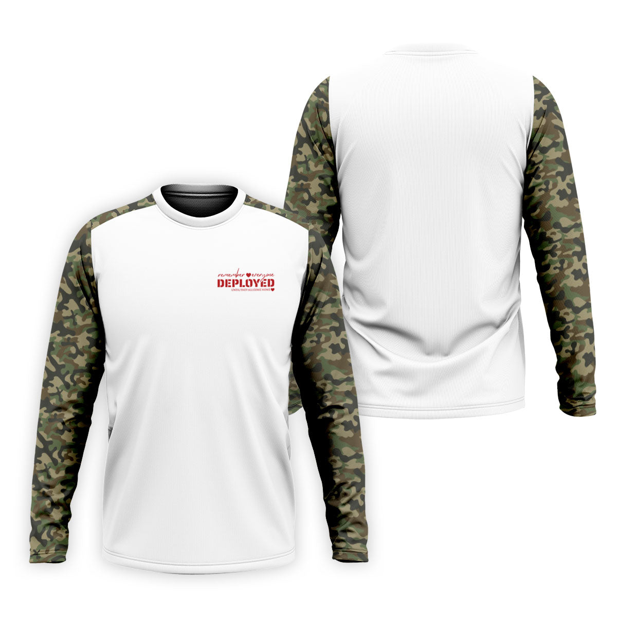 Remember Everyone Deployed Camo White Patriotic 4th Of July Golf Shirt, 250th Anniversary Golf Shirts For Men