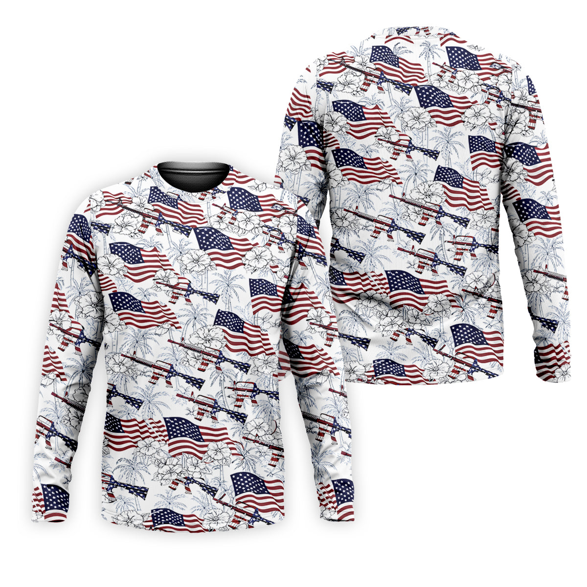Hawaiian American Golf Tops For Men, 250th Anniversary Patriotic Golf Shirt, Polo ShirtFor Men