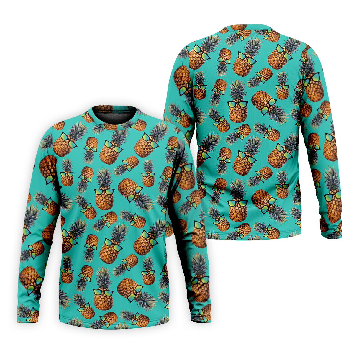 Cool Pineapple Tropical Theme Hawaiian Golf Shirt, Polo Shirtor Men, Golfing Apparel