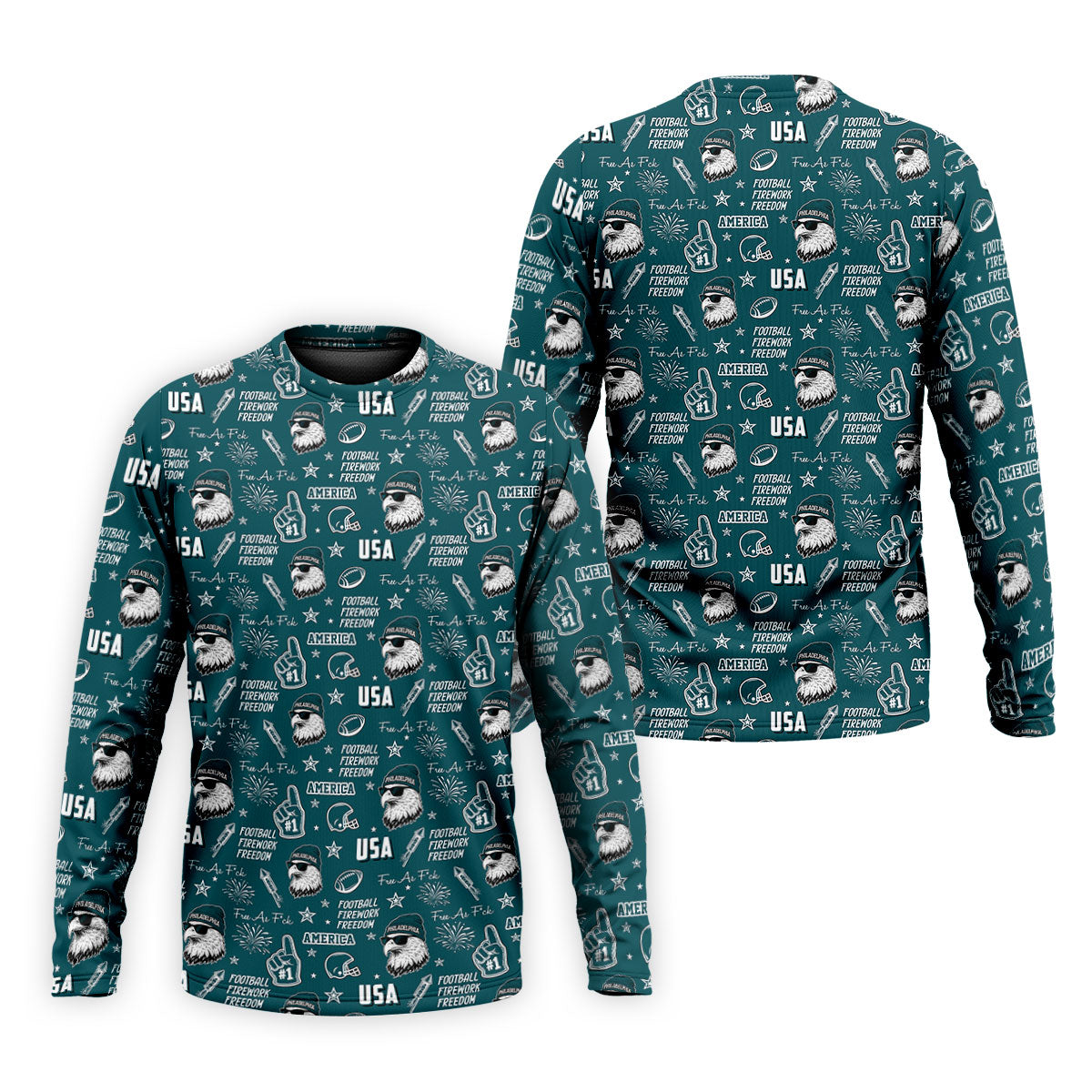 Swoop Eagle Midnight Green Sport Polo, American Football League Gift Ideas For Football Fans
