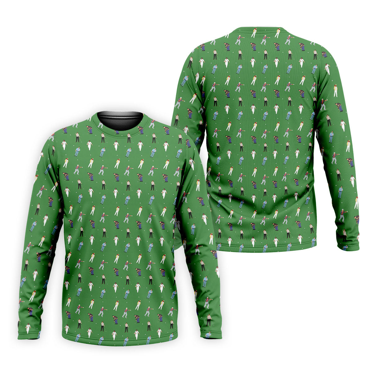 Sports Comedy Characters Golf Pose Green Golf Shirt, Golf Shirts For Men, Polo ShirtFor Men