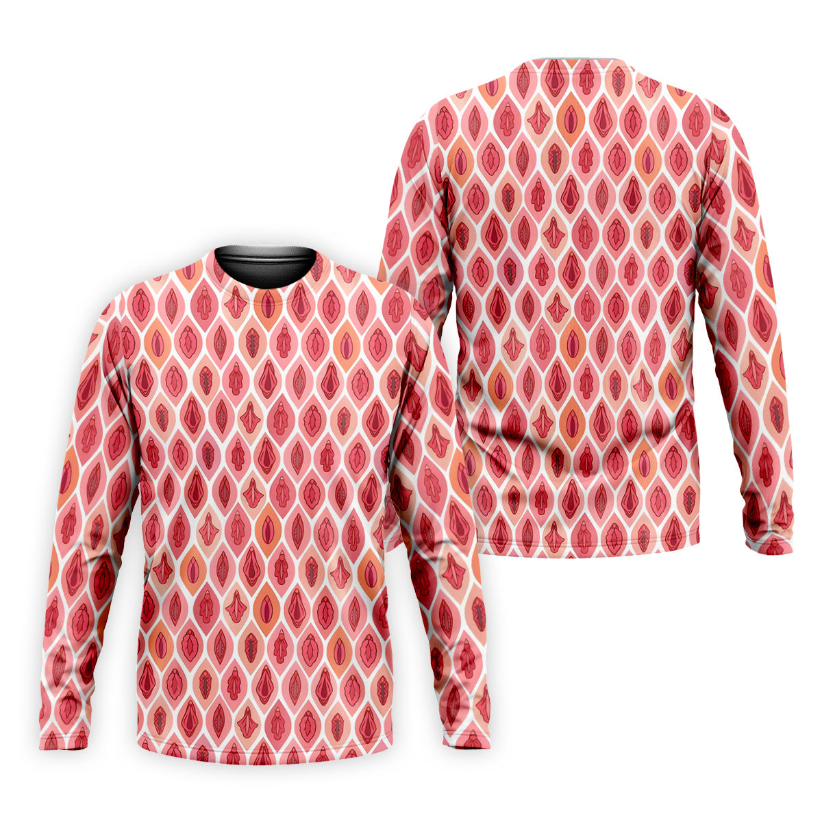 Funny Geometric Pink Golf Shirt, Fun Golf Shirts For Men, Golfing Apparel, Golf Shirts For Men