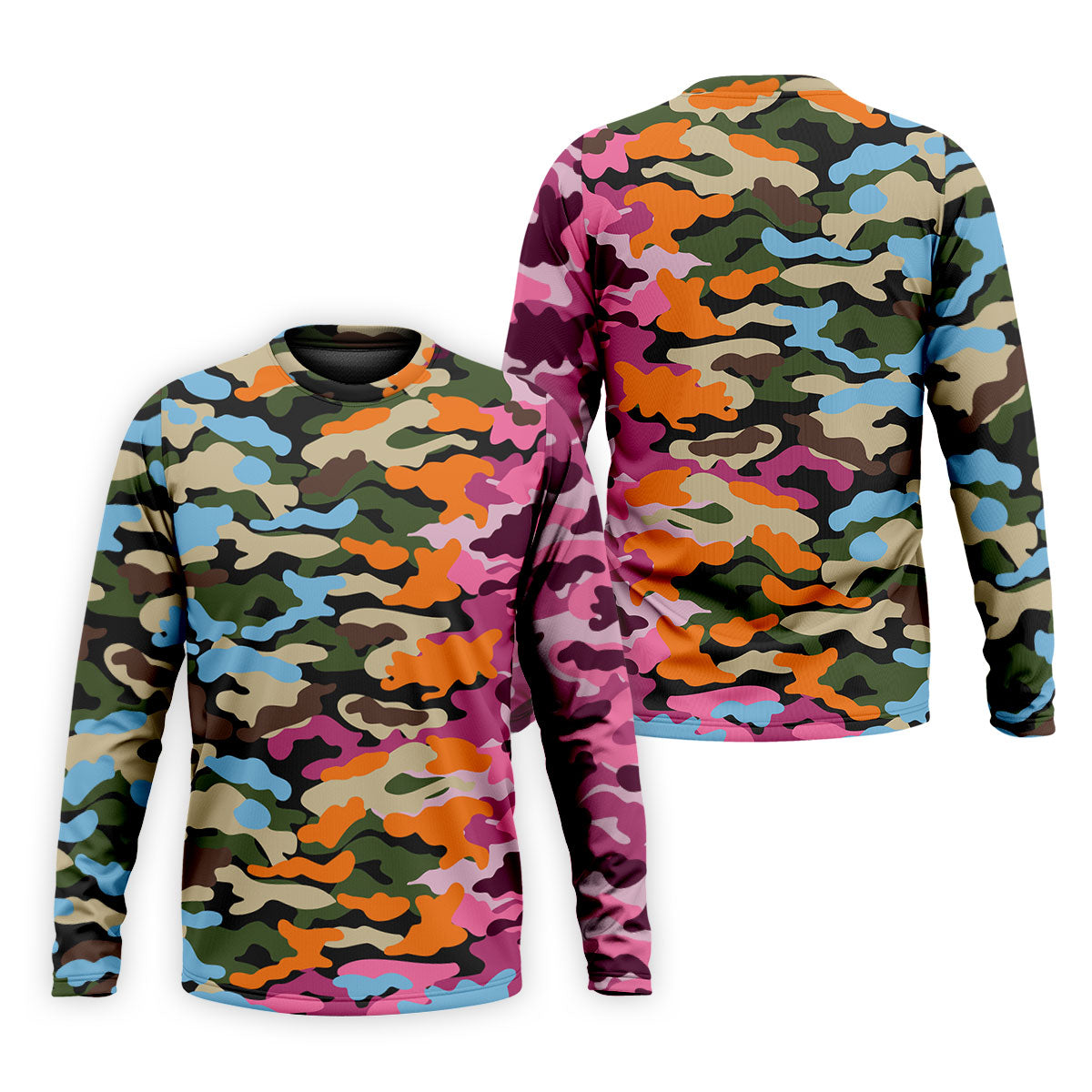 Rainbow Camouflage Golf Tops For Men, Cool Golf Outfit, Polo Shirtor Men, Golf Shirts For Men