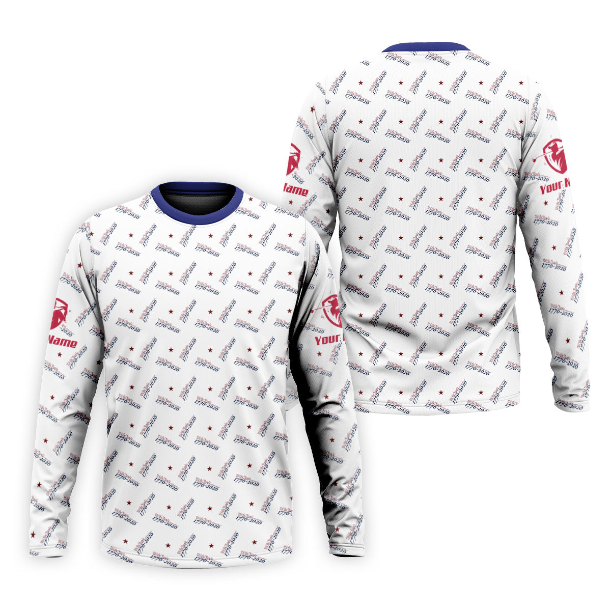 We The People 1776-2026 White Golf Shirt, 250th Anniversary Patriotic Golf Shirt, Golf Shirts For Men, Polo For Men