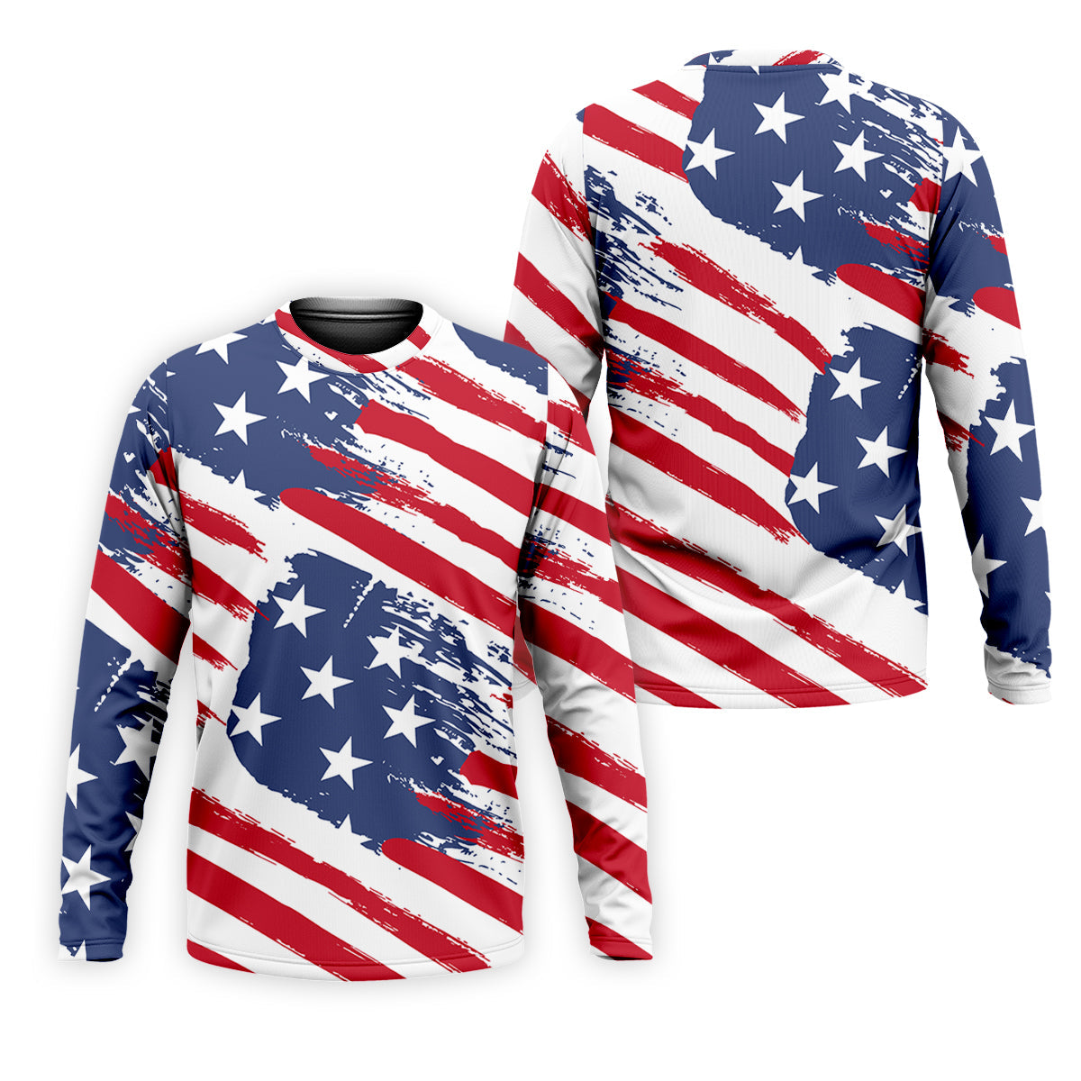 Distressed America Flag Pattern Golf Tops For Men, 250th Anniversary Golf Shirts For Men, Polo ShirtFor Men