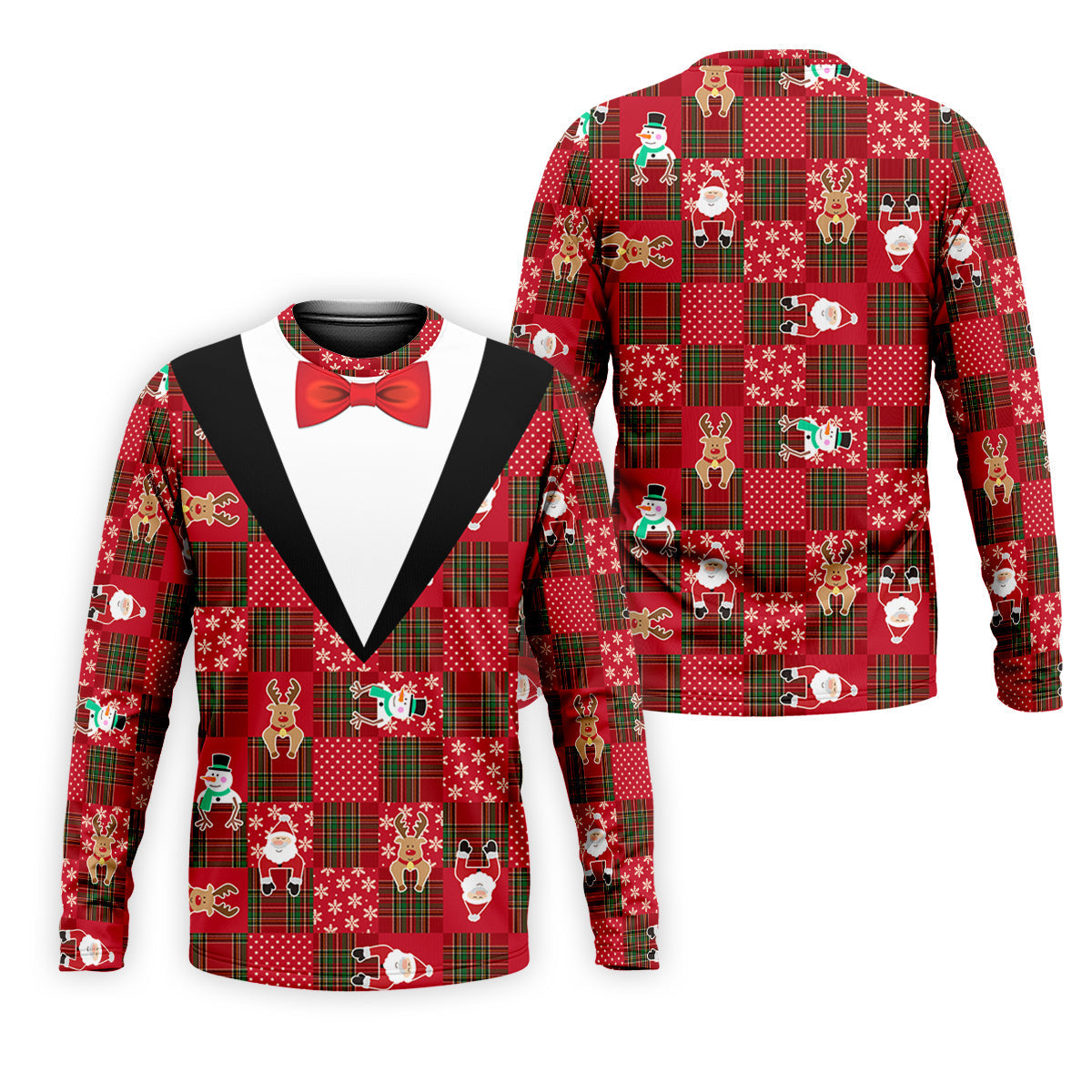 Red Plaid Funny Holiday Vintage Print Men's Golf Polo Shirtristmas Golf Shirt, Golf Gift For Men