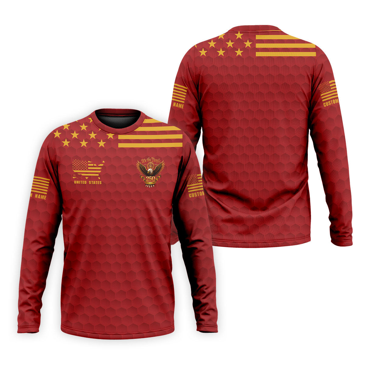 Marine Veteran We The People 250 Years Of Free 4th Of July Golf Shirt, Golf Shirts For Men