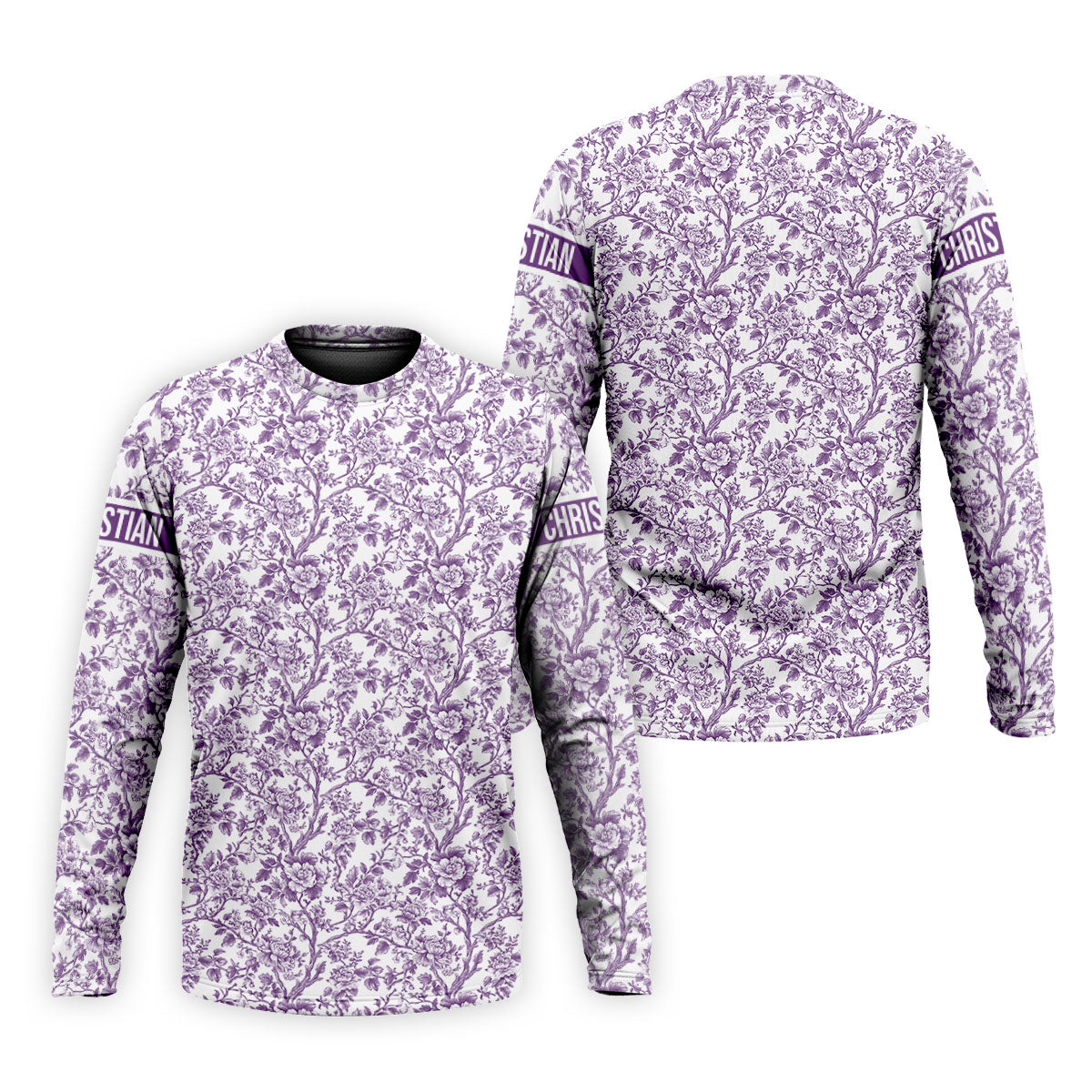 Toile De Jouy Purple Golf Shirt, Golf Tops For Men, Polo ShirtFor Men, Golf Gift For Men, Golf Shirts For Men