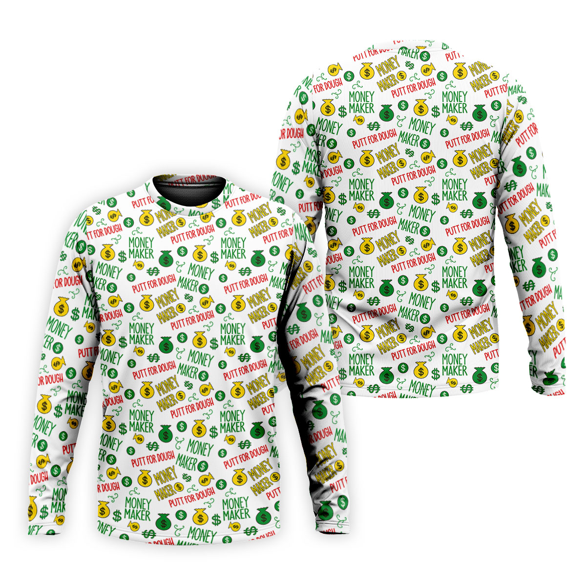 Money Maker Putt For Dough Golf Shirt, Funny Golf Shirt, Golf Shirts For Men, Polo Shirts For Men