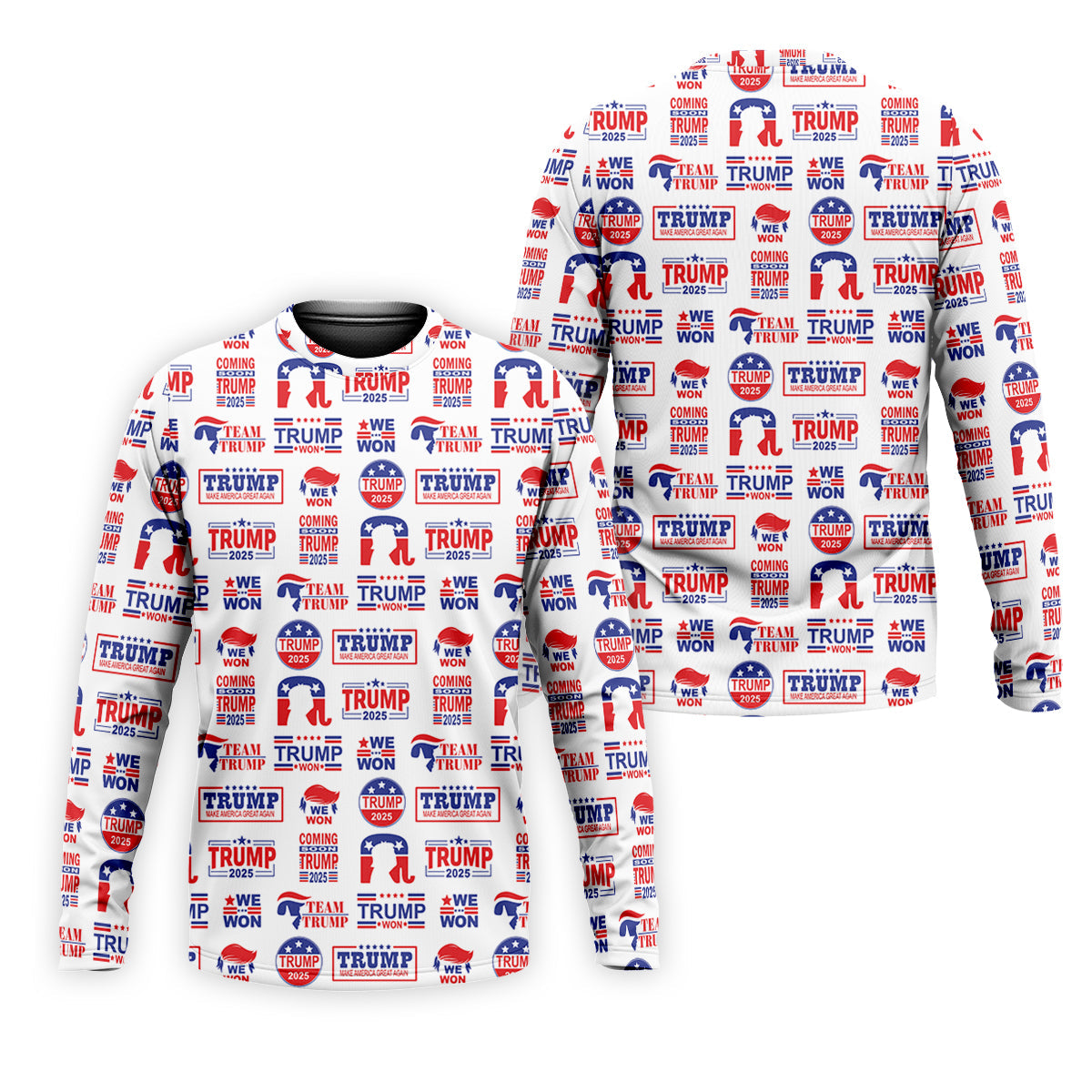 Coming Soon Trump Pattern Christmas Golf Tops For Men, Christmas Golf Shirt, Men Golf Apparel