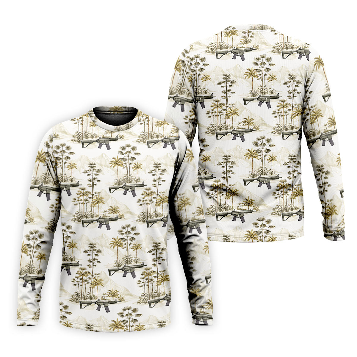 Military Theme Hawaiian Golf Shirt, Cool Golf Shirt, Golf Shirts For Men, Golf Gift For Men