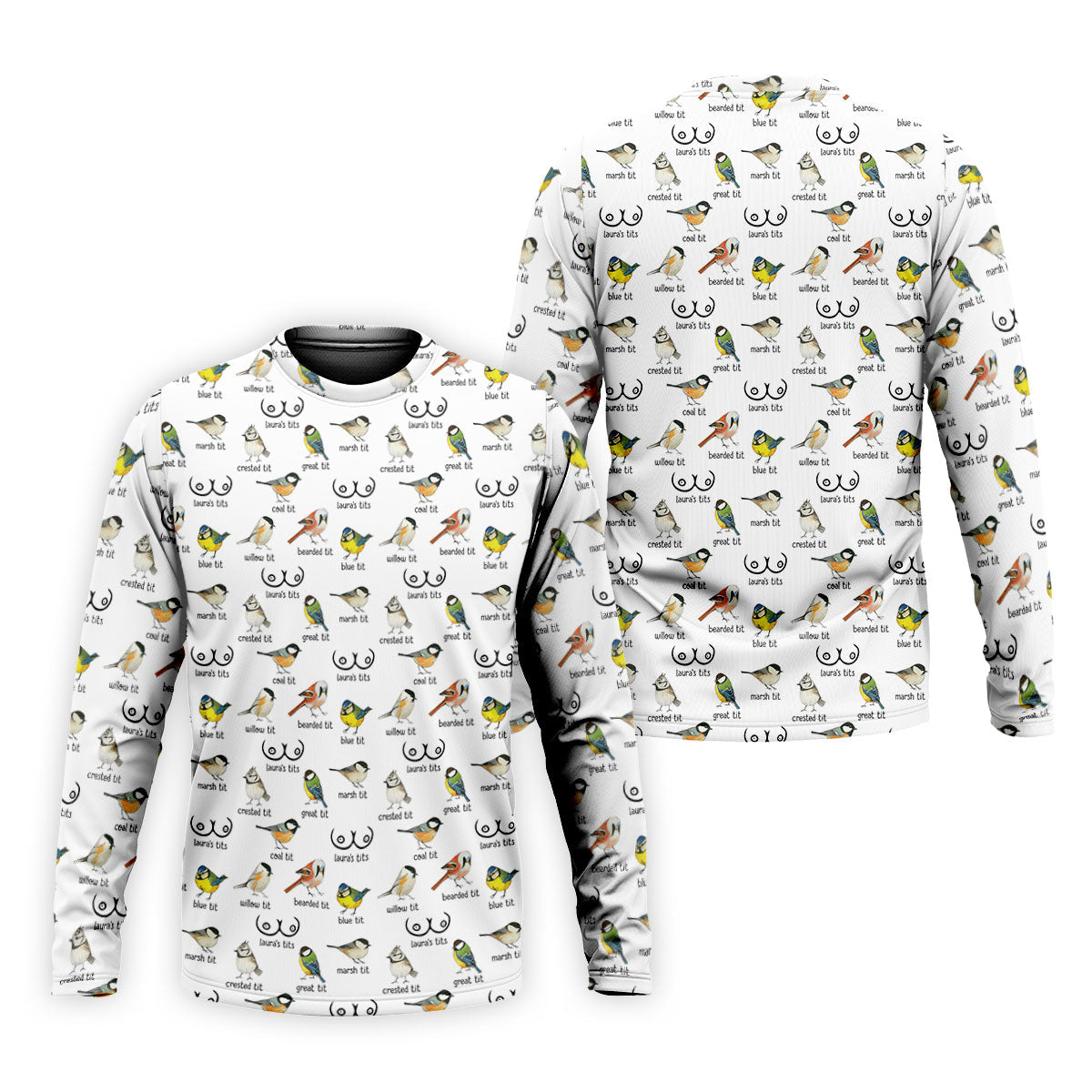 Funny Birds Adult Humor Men's Golf Shirts, Men's Funny Golf Shirts, Polo Shirt Men