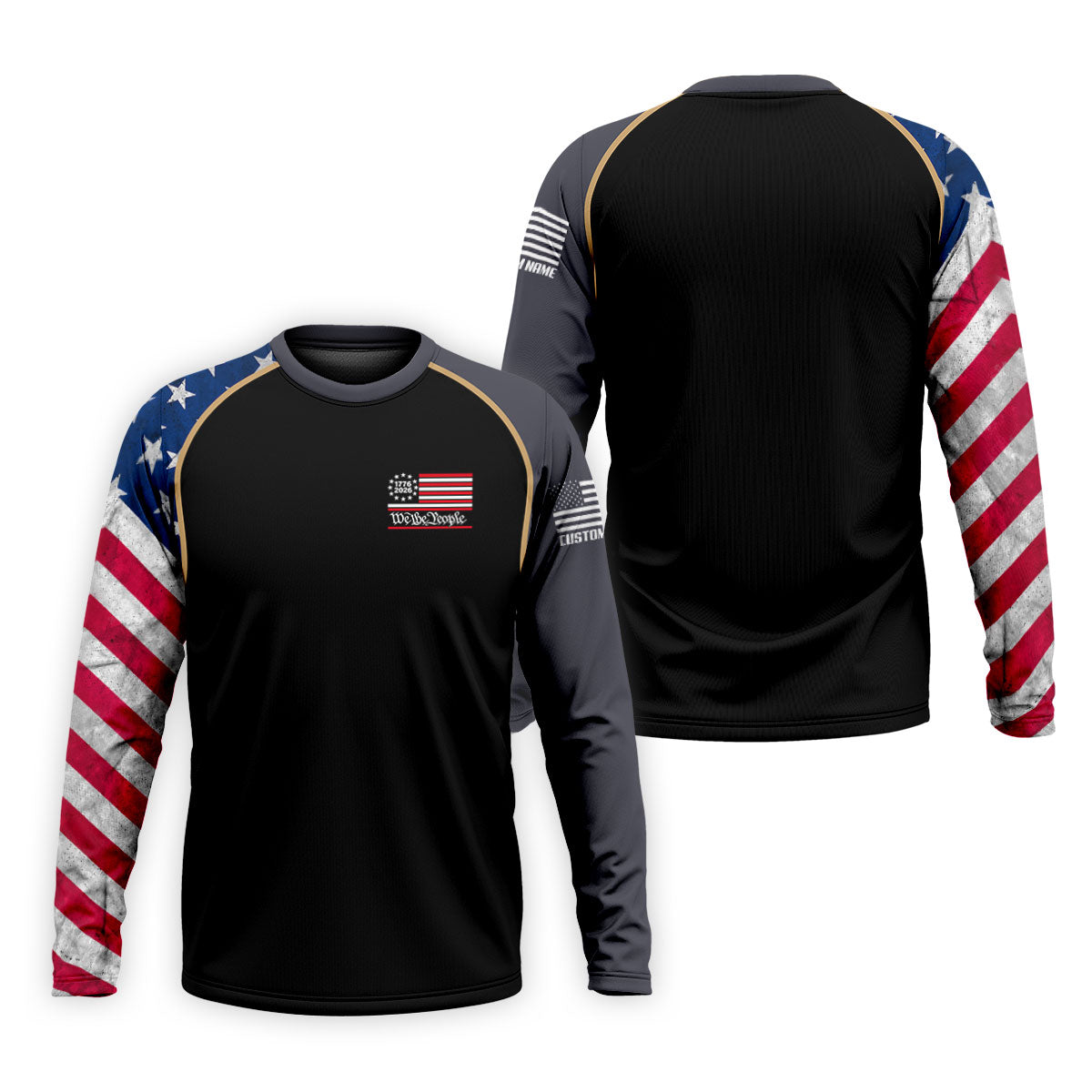 1776-2026 We The People 4th Of July Golf Shirt, Patriotic Golf Shirt, 250 Years Of America Golf Shirts For Men